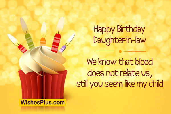 Happy Birthday Daughter in Law - Wishes Plus