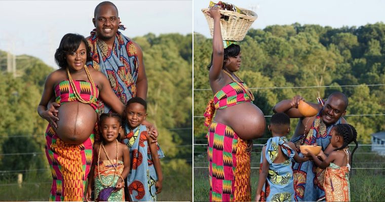featured Ghanaian Mother Proudly Showcases Her Baby Bυmp